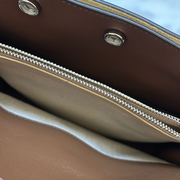 Small Lee Radziwill Embossed Leather Double Bag
Brown Shale - Picture 8 of 12